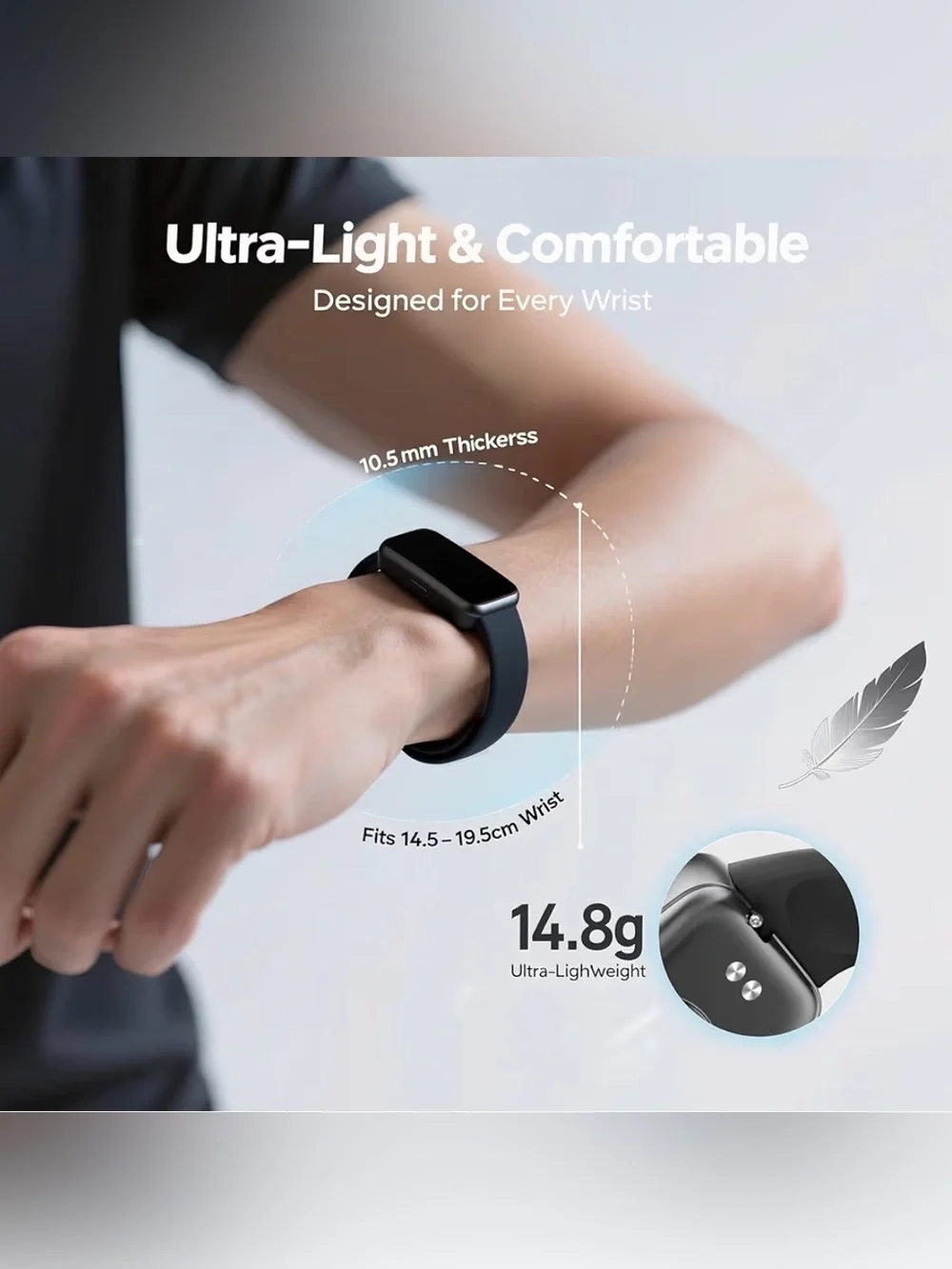 Fitness Tracker for Men & Women with 1.47” HD Display